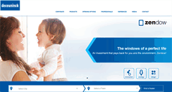 Desktop Screenshot of deceuninck.com.au