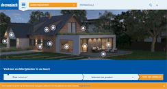 Desktop Screenshot of deceuninck.be