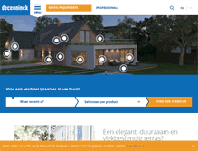 Tablet Screenshot of deceuninck.be